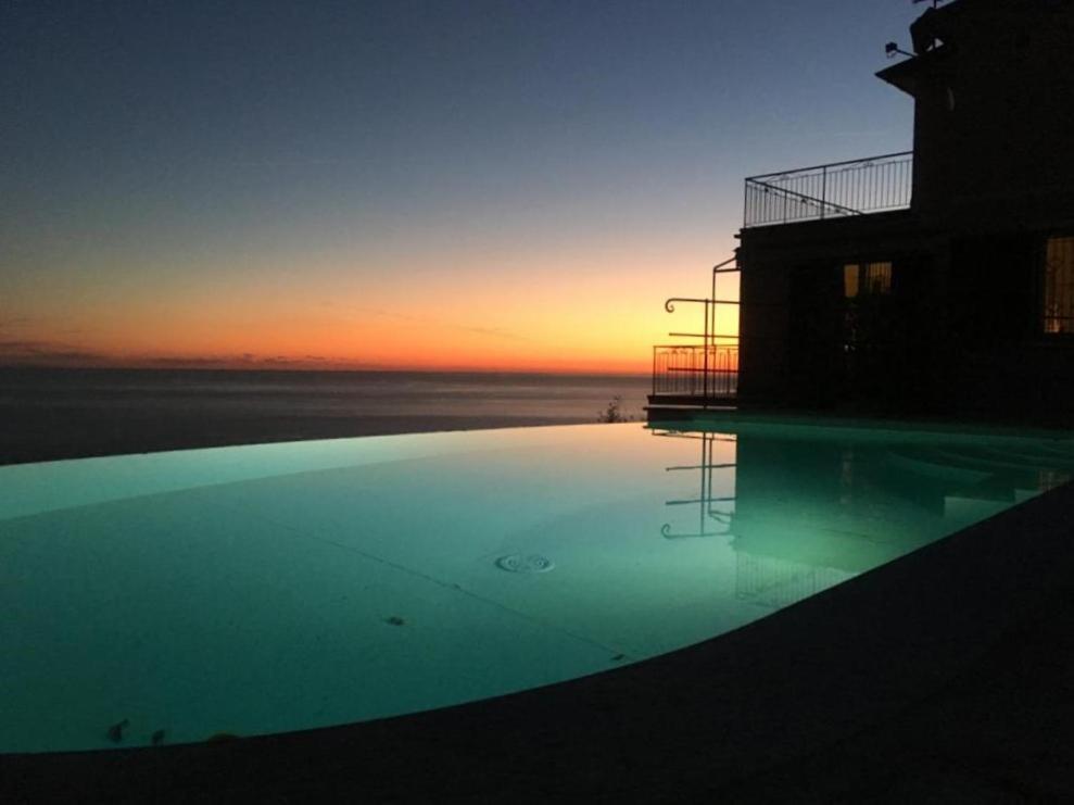 Apartamento Casaviva - Ampio Trilocale Vista Mare Con Piscina - Pieve Alta Pieve Ligure Exterior foto