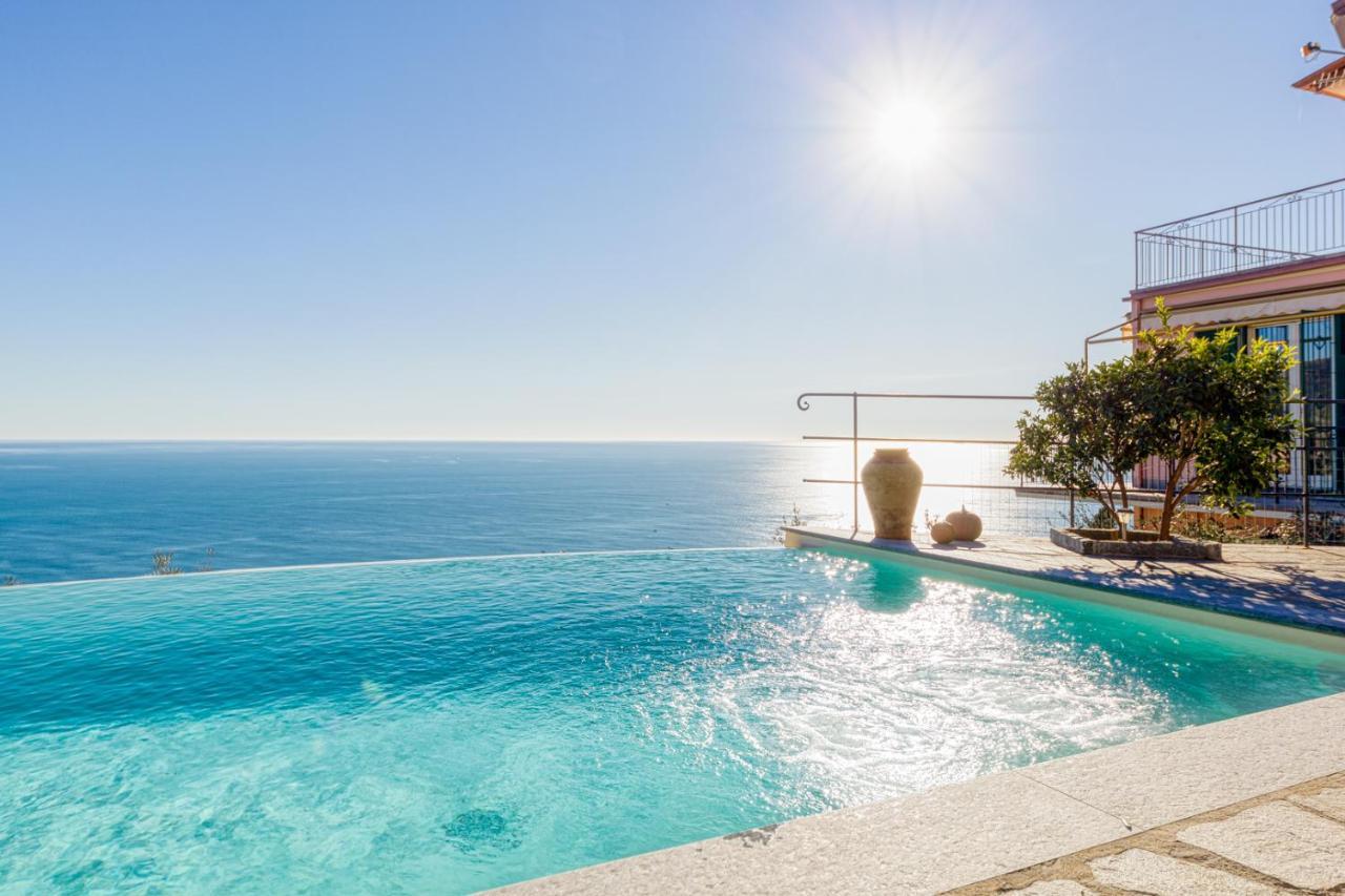 Apartamento Casaviva - Ampio Trilocale Vista Mare Con Piscina - Pieve Alta Pieve Ligure Exterior foto