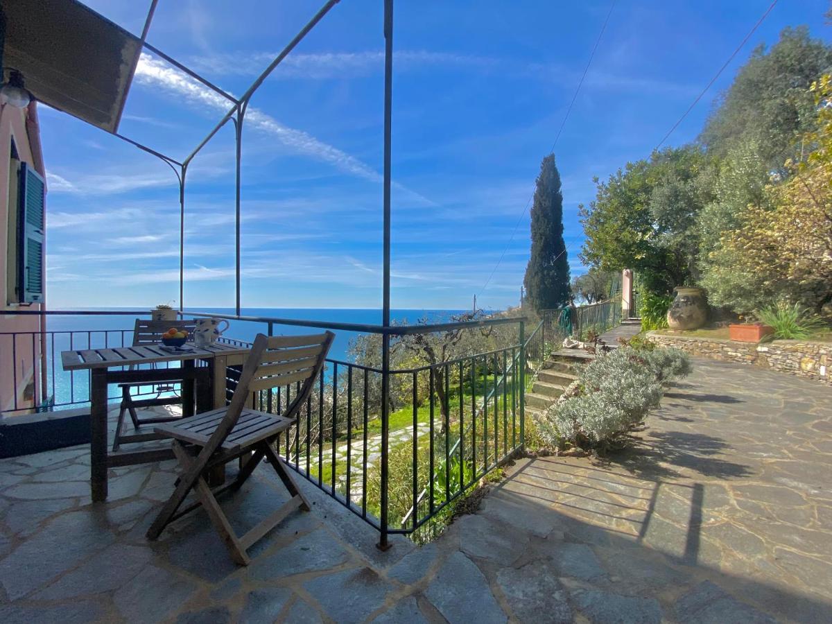Apartamento Casaviva - Ampio Trilocale Vista Mare Con Piscina - Pieve Alta Pieve Ligure Exterior foto